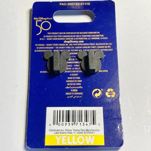 Walt Disney World 50th Year Anniversary Pin Mickey Minnie Mouse Castle NWT Ltd - Picture 3 of 8